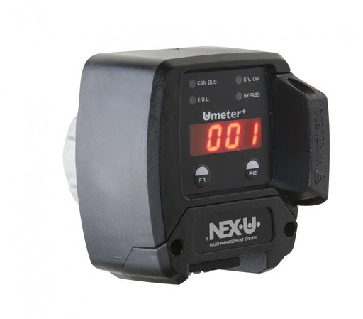 [53861] NEX·U·® U·meter+ Flow meter aluminium 1/2" with Bluetooth® (53861, EUROLUBE)