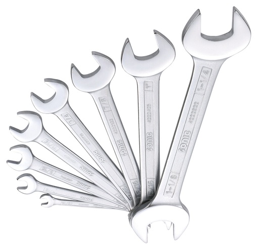 [600806] Open-end wrench set (SAE), 8 pcs (600806, SONIC)