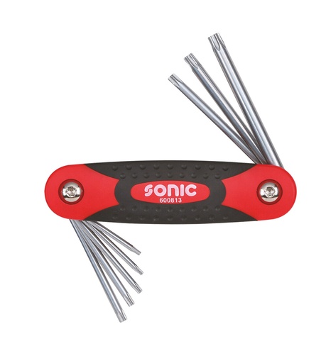 [600813] TORX sulankstomų su užapvalintu galu komplektas 7 vnt (600813, SONIC)