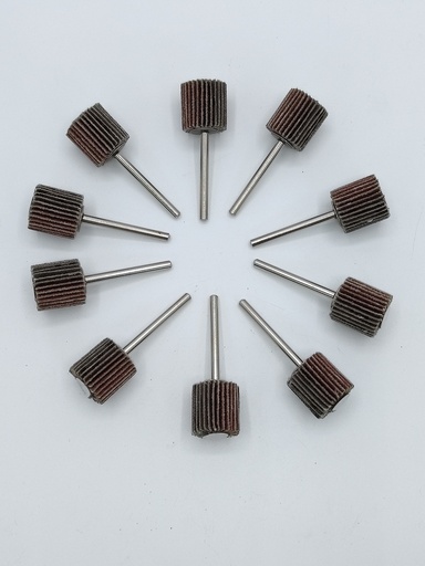 [00034201] Mini žiedlapinis šlifavimo ratukas 15x15x3,0 mm, K60, kotelis 3,0 mm, 10 vnt. (00034201, PICHLER)