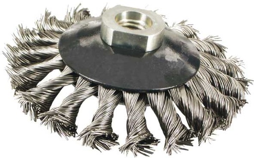 [00034204] Kūginis susuktos vielos šepetys 100 mm, plotis 13 mm, M14 (00034204, PICHLER)