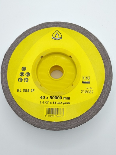 [00034279] Sparrolle 40 mm x 50 Meter Korn 120 (00034279, PICHLER)