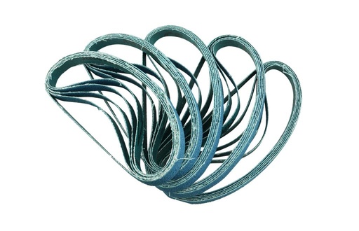 [00034292] Hochleistungs- Flex-Schleifband "blau", 10x330 mm, Korn 80, 25-tlg. (00034292, PICHLER)