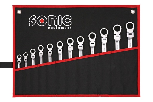 [601218] Raktų terkšlinių vartomų komplektas (12vnt) (601218, SONIC)