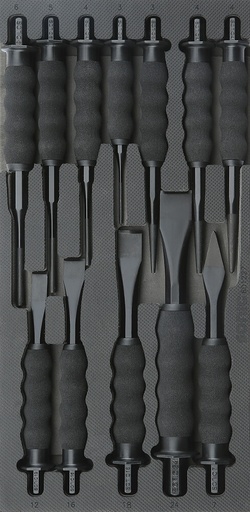 [601227] Įrankių komplektas į vežimėlį 12 vnt., SONIC EQUIPMENT (601227, SONIC)