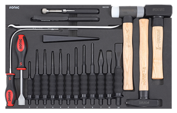 [602103] Striking tool set for trolley, 21 pcs (602103, SONIC)