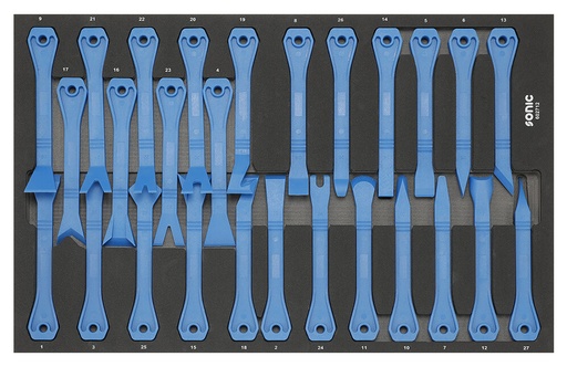 [602712] Tool set for trolleys, 27 pcs (602712, SONIC)