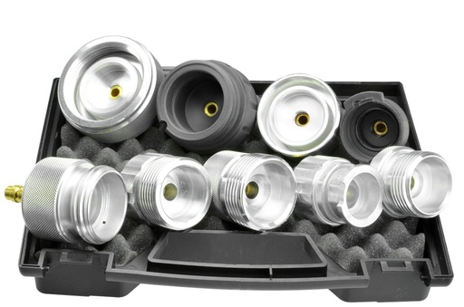 [4056150] Radiatora vāciņu pārbaudes adapteru komplekts, 9 gab. (4056150, PICHLER)