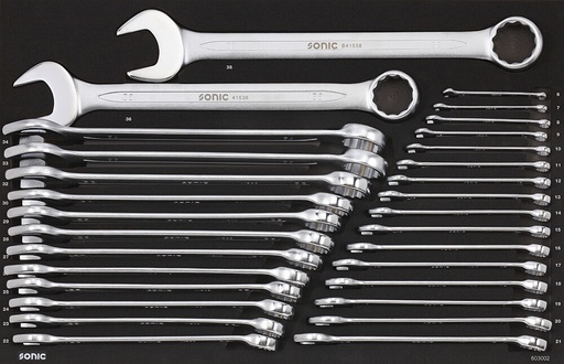 [603002] Wrench set SFS-M 30-pcs. Sonic equipment (603002, SONIC)