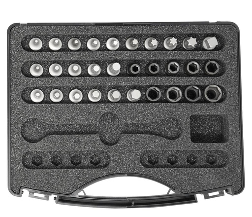 [58510995] Speciāls kompakts uzgaļu komplekts ar turētāju, īpaši īss, 13 mm, 31 daļa (58510995, PICHLER)