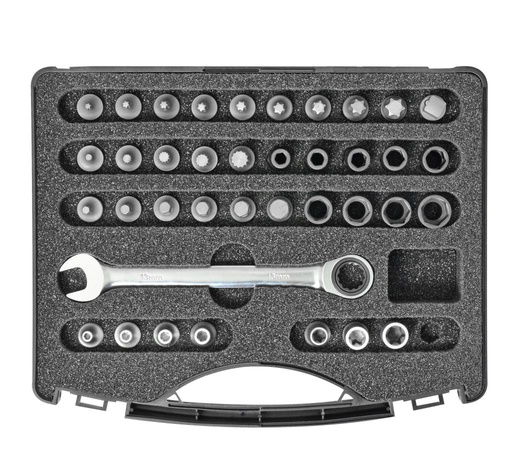 [58511000] Socket and Bit Set "Extra Short" 38 pc (58511000, PICHLER)