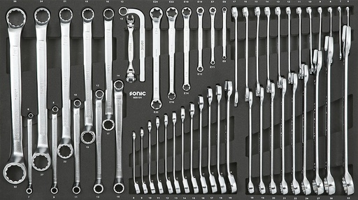 [605101] Įrankių komplektas į vežimėlius, 51vnt., SONIC EQUIPMENT (605101, SONIC)