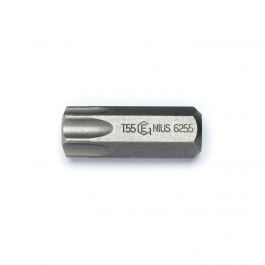 [6255] Uzgalis zvaigznes (TORX), kāts 1/4", L 30 mm, T55 (6255, GENIUS)