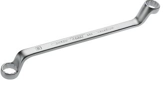 [630-17X19] Double box-end wrench, outside 12-point traction profile, 17 × 19 mm (630-17X19, HAZET)