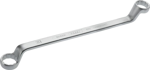 [630-25X28] Double box-end wrench, outside 12-point traction profile, 25 × 28 mm (630-25X28, HAZET)