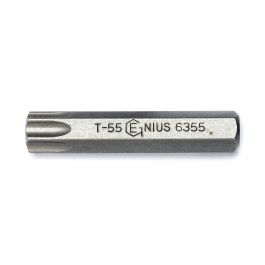 [6355] Antgalis žvaigždinis (TORX), kotas 5/16", L 56 mm, T55 (6355, GENIUS)