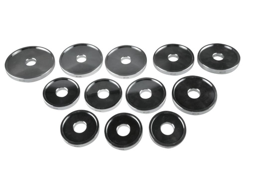 [61461425] Universāls gultņu un ieliktņu iespiešanas komplekts, 12 gab., Ø84–135 mm (61461425, PICHLER)