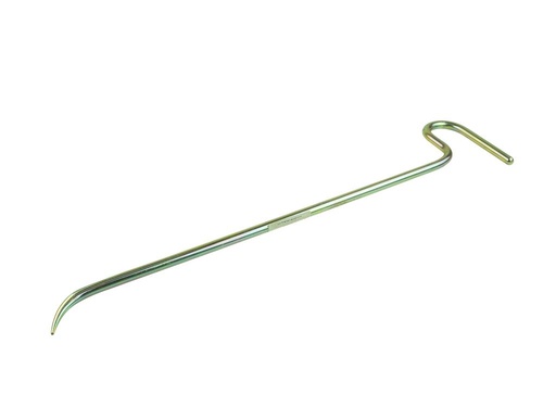 [65573700] Iespiedumu izlīdzināšanas āķis, 5. izmērs, 500 mm garš, pusapaļš 90° (65573700, PICHLER)