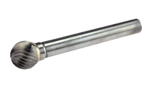 [67050010] Tungsten Carbide Rotary Burr Spherical 6x50mm Cutting Profile 3 Shaft 6mm (67050010, PICHLER)
