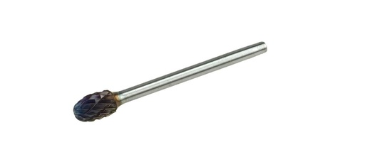 [67063003] Carbide Burr Oval (Drop) Shape (TRE), Cross Cut, 3 mm Shank (67063003, PICHLER)