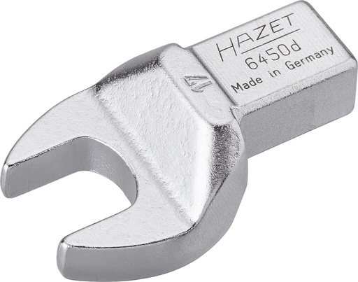 [6450D-17] Įstatomas atviras raktas 14x18 mm, 17 mm (6450D-17, HAZET)