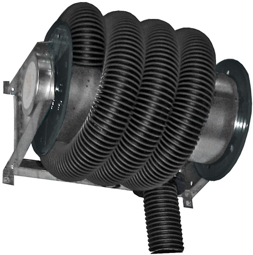 [64580] Exhaust Reel with Hose 6" - 10M (64580, EUROLUBE)