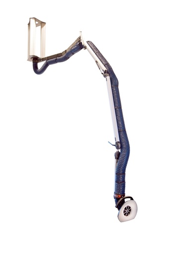 [64711] Car body shop extraction arm 5 m with ceiling bracket (64711, EUROLUBE)