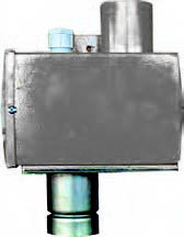 [65115] Control box for wall mounting, 1 suction outlet, manual damper (65115, EUROLUBE)