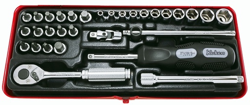 [72800555] SOCKET SET 1/4"SQ.DR. (INCH) (72800555, PICHLER)