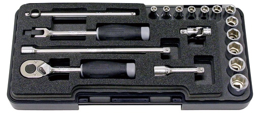 [72801139] SOCKET SET 1/4"SQ.DR. 6-P (72801139, PICHLER)