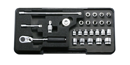[72801141] SOCKET SET 1/4"SQ.DR. 6-P, Z-SERIES (72801141, PICHLER)
