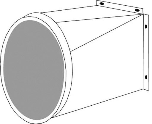 [68401] Fan Outlet Ø250mm for 64330 (68401, EUROLUBE)