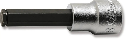 [73800338] Muciņa ar sešstūra uzgali 3/8 collas, HEX 8 mm, garums 62 mm, ar satveršanas gredzenu (73800338, PICHLER)