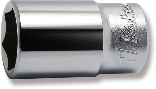 [73800724] 3/8 in. Semi-Deep Socket 17 mm, 6-Point (73800724, PICHLER)