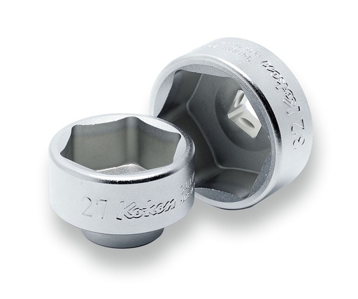 [73800962] 3/8 in. Drive Oil Filter Socket 27 mm (73800962, PICHLER)
