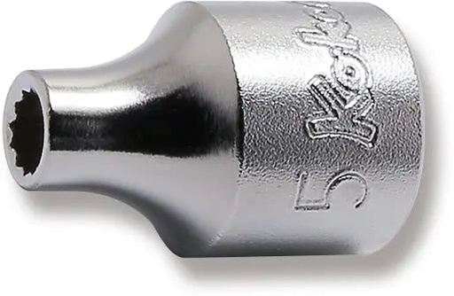 [73801013] 3/8 col. galvutė 5 mm, 12 briaunų, ilgis 26 mm (73801013, PICHLER)