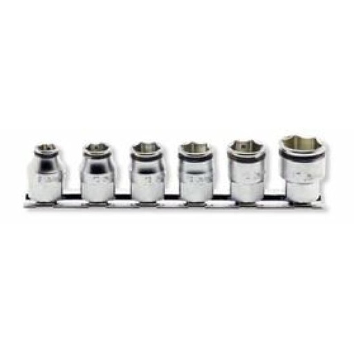 [73801200] Nut Grip galvu komplekts 3/8 collas, 6 gab. uz turētāja (73801200, PICHLER)