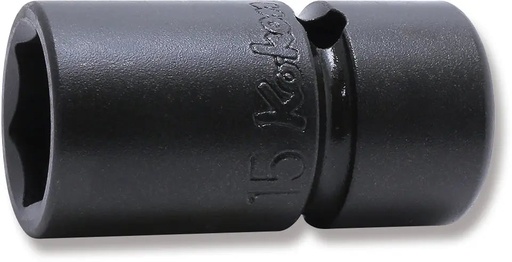 [73801307] 3/8 collu trieciena muciņa Sleeve Drive 15 mm, 6 šķautņu (73801307, PICHLER)