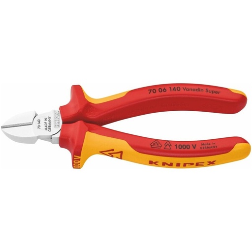 [70 26 160] Side cutting pliers 1000V 160mm (70 26 160, KNIPEX)