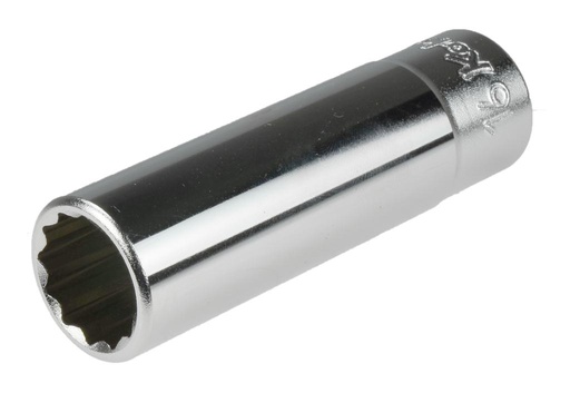 [7436160] 1/2 in. Drive Long 12-point Socket 16 mm, length 77 mm (7436160, PICHLER)
