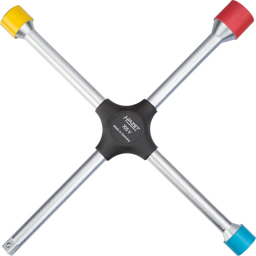 [705V] HAZET Four-way rim wrench - Outside hexagon profile (705V, HAZET)