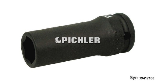 [79417100] Smūginė galvutė 1/2 col., 6 briaunų, 21 mm, su plastikiniu įdėklu (79417100, PICHLER)