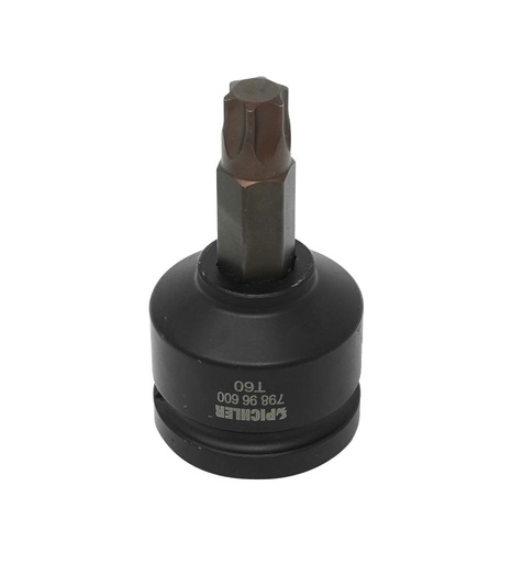 [79896600] Torx antgalinė galvutė 3/4 col. specialios kokybės, TX60, ilgis 80 mm (79896600, PICHLER)