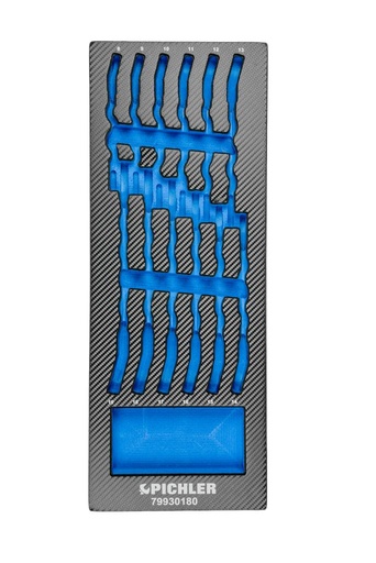[79929180] Tool Trolley Insert for Flexible Ratchet Ring Spanner Set (12 pcs.) 79930180 (79929180, PICHLER)