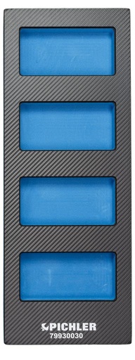 [79930030] Empty foam insert with 3 cutouts (79930030, PICHLER)