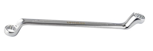 [79940719] Dvipusis žiedinis raktas, stipriai lenktas, 18×19 mm (79940719, PICHLER)