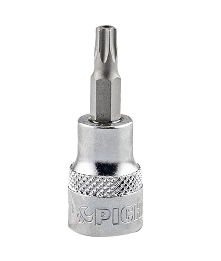 [79941908] 1/4 inch Socket, Tamper-proof Torx (TR), TXB8, Length 37 mm (79941908, PICHLER)