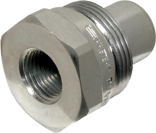 [80254000] Hidraulinė jungtis 3/8 col. NPT su rutuliniu ventiliu (80254000, PICHLER)