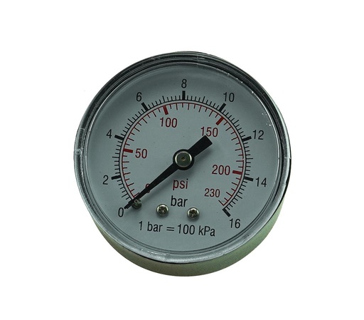 [80638020] Pressure Gauge for Brake Bleeder 10 bar Ø 50 mm for old model Sauer (80638020, PICHLER)