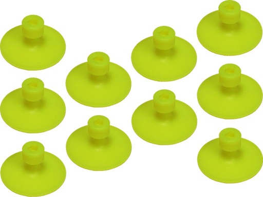 [90321710] Glue on Attachments Yellow Ø 40mm Unit 10 pieces (90321710, PICHLER)